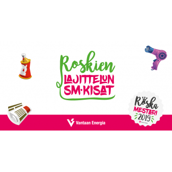 Roskien lajittelun SM-kisat logo